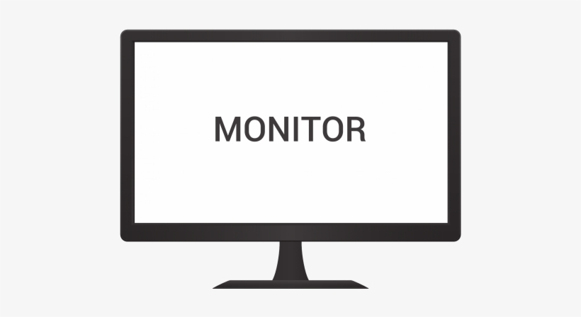 Monitor Vector Png Transparent Image - Computer Monitor Vector Png, transparent png