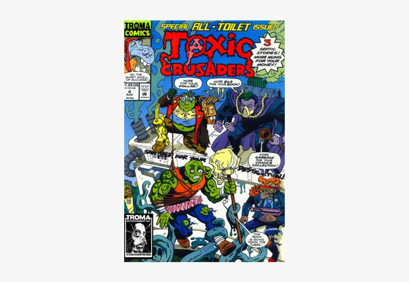 Toxic Crusaders Comic Book, transparent png