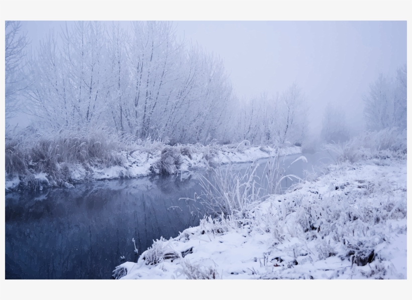 Medium Image - Winter Scenes With River, transparent png