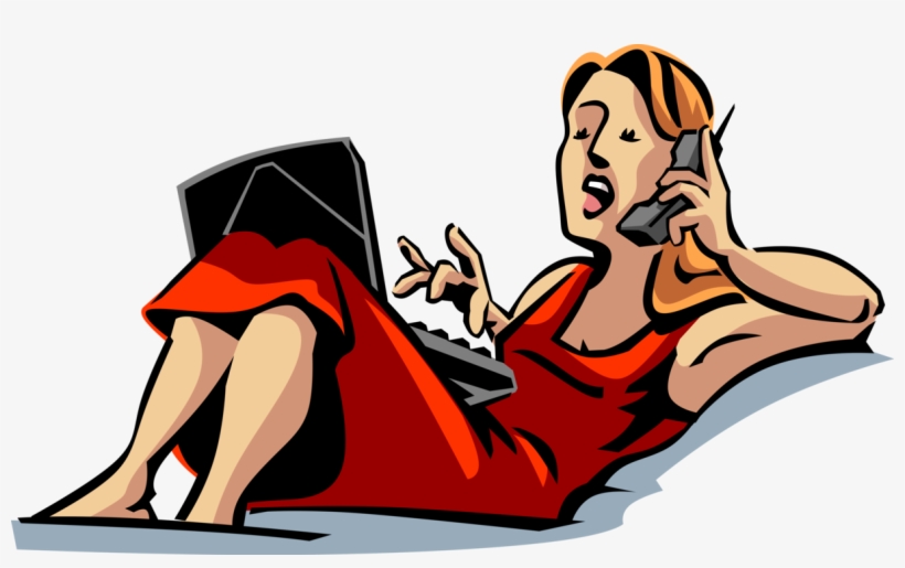 Vector Illustration Of Adolescent Teen In Conversation, transparent png