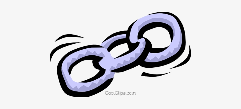 Chain Links Royalty Free Vector Clip Art Illustration - Chain Speaking, transparent png