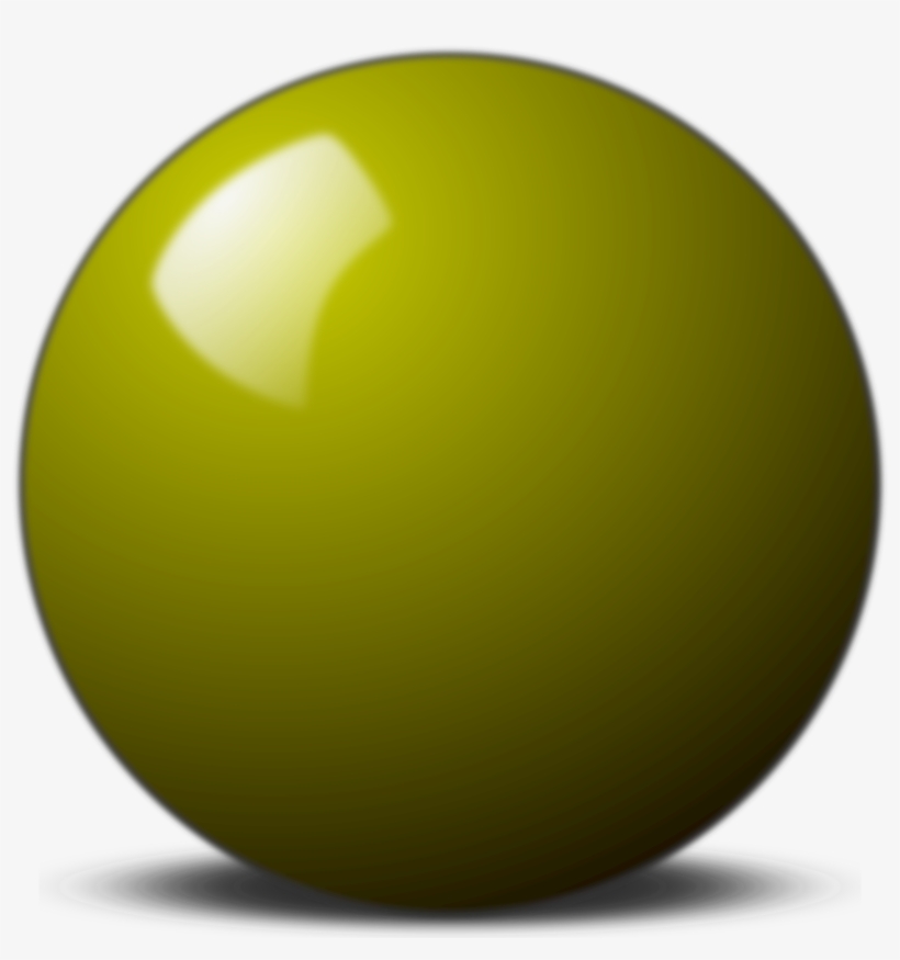This Free Icons Png Design Of Yellow Snooker Ball, transparent png