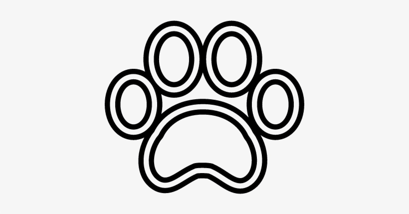 Dog Paw Print Free Vectors Logos Icons And Photos - Verschil Honden En Kattenpoot, transparent png