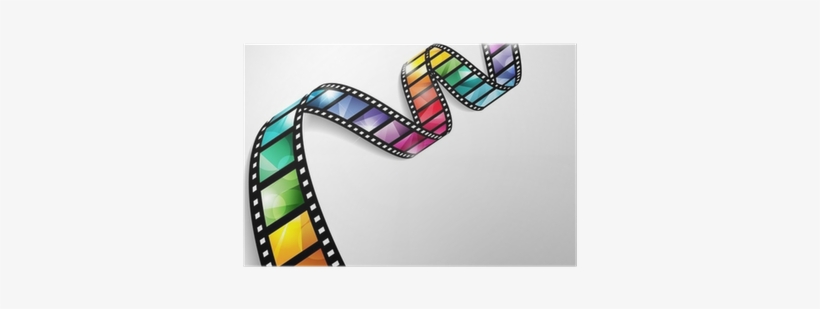 Eps10 Vector Design With A Bright And Colorful Film - Rolo De Filme Colorido, transparent png