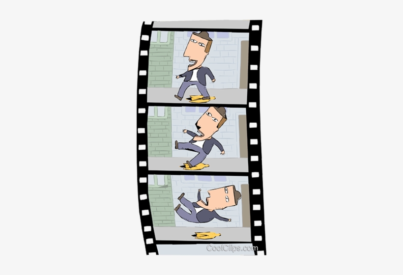Film Strip Of Scene Royalty Free Vector Clip Art Illustration - Cartoon, transparent png