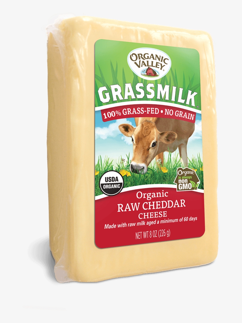 Grassmilk Raw Cheddar, - Grass Fed Raw Cheese, transparent png