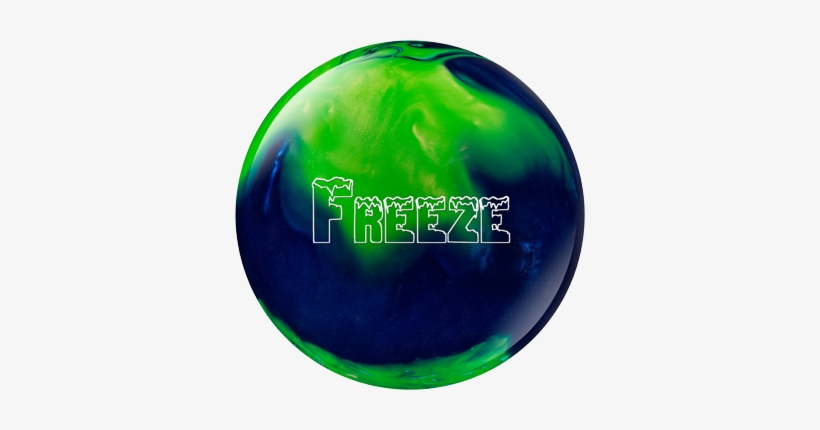 Freeze Blue Green - Green And Blue Bowling Balls, transparent png