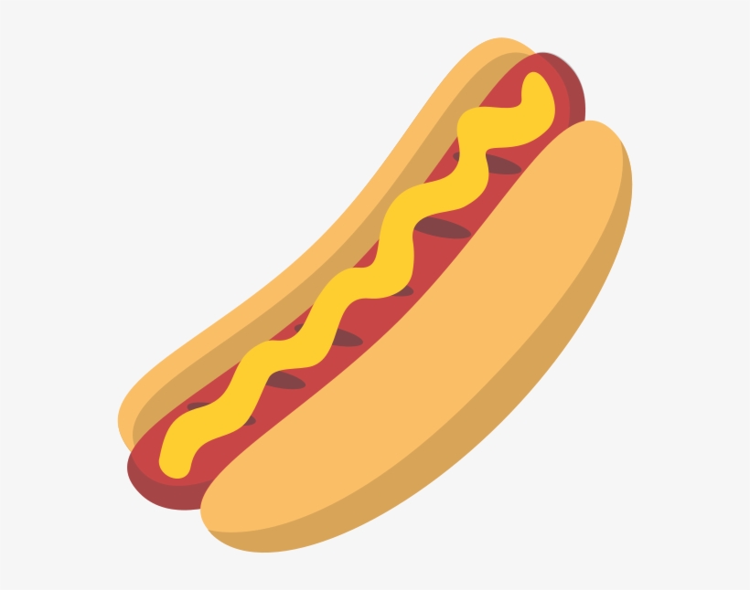 Hot Dog Emoji, transparent png