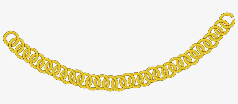 Gold Chain Clip Art, transparent png