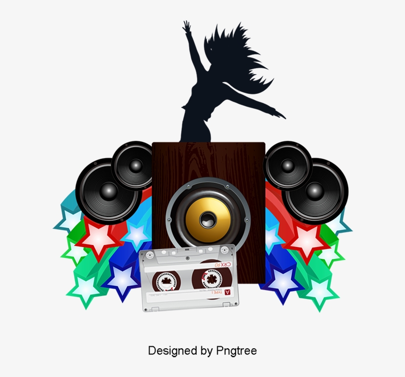 Vector Nightclub Queen, Queen, Music, Ktv Png And Vector - Music, transparent png