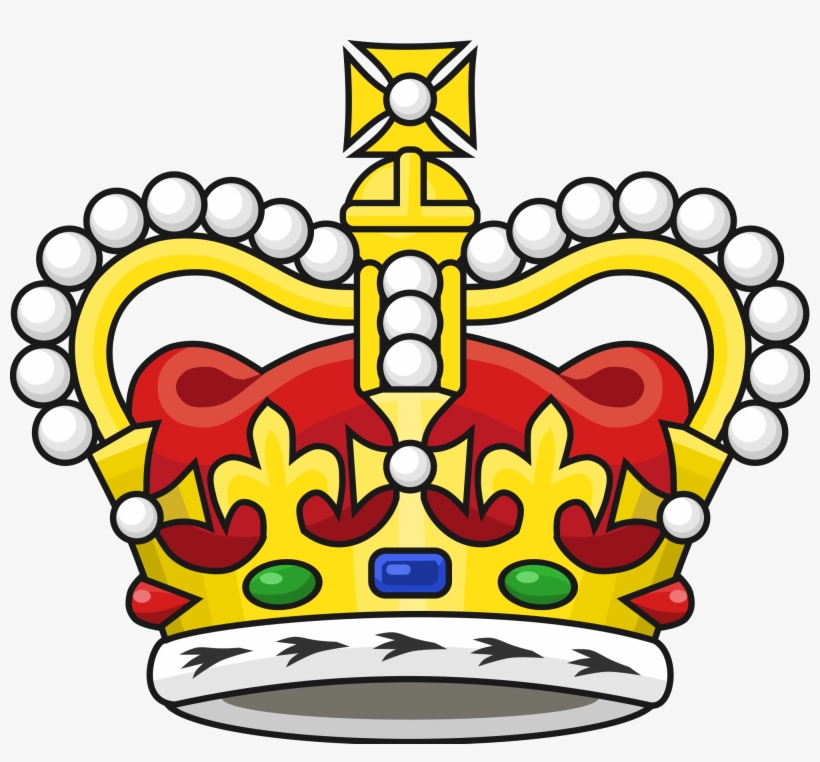 Open - St Edward's Crown Heraldry, transparent png