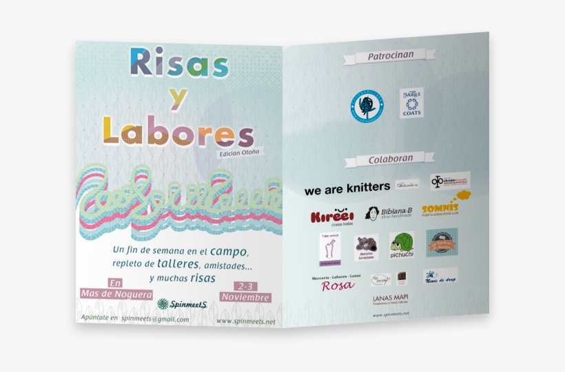 Tríptico Risas Y Labores Otoño - Flyer, transparent png