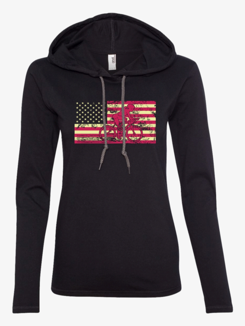 Female Cyclist Silhouette On The American Flag Ladies - Roses Are Red, Barbells Are Not, My Booty Hurts, Because, transparent png
