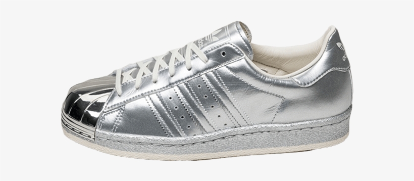 All Silver Adidas Superstar, transparent png