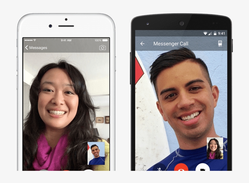 Facebook Messenger For Ios Adds Cross-platform Video - Video Call Lewat Messenger, transparent png