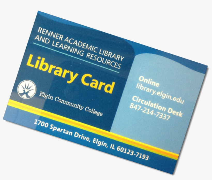 Librarycard - College Library Card, transparent png