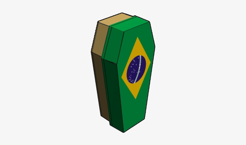 Brazil Flag Design - Casket With Brazil Flag, transparent png