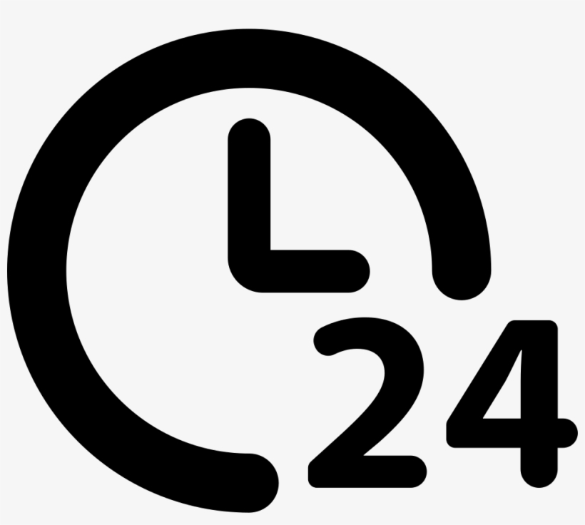 24 Hours Transparent Background - 24 Hours Icon Png, transparent png