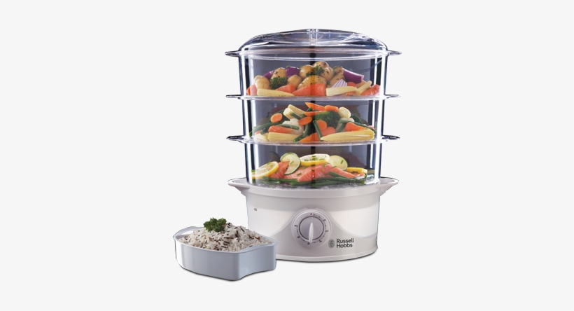 Russell Hobbs Ie 3 Tier Food Steamer - Russell Hobbs 3 Tier Food Steamer | 21140, transparent png