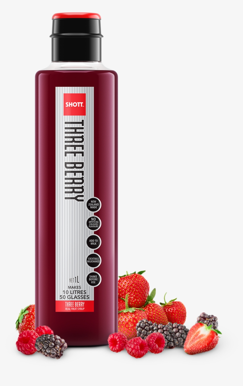 Three-berry - Shott Three Berry Concentrate 1litre, transparent png