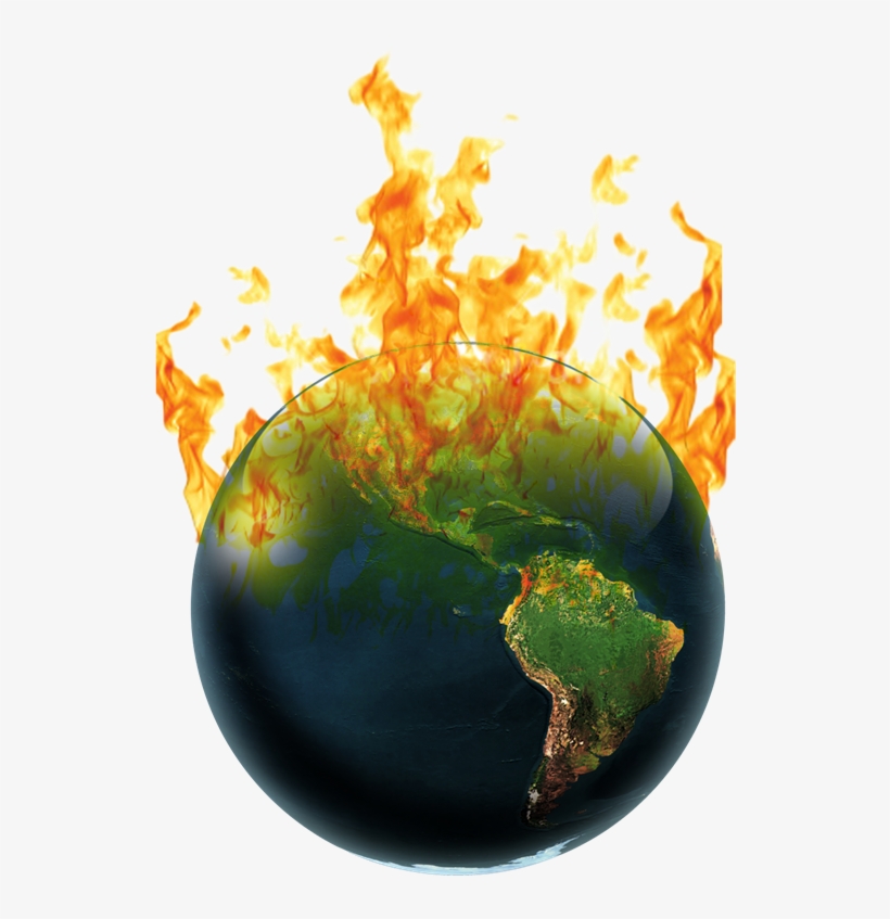 The Internet Is Out Of Room Doom Is Upon Us - Earth On Fire Transparent, transparent png