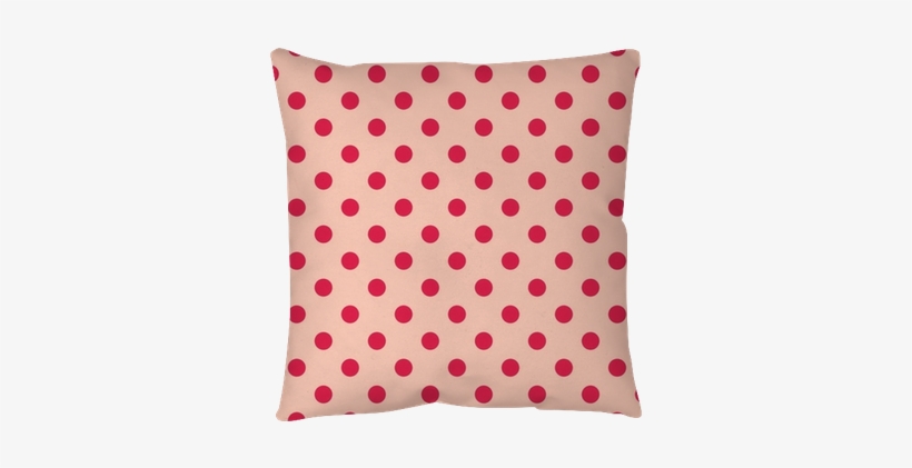 Red Dots, Baby Pink Background Retro Seamless Vector - Pink And Gold Polka Dot Blank Invitations, transparent png
