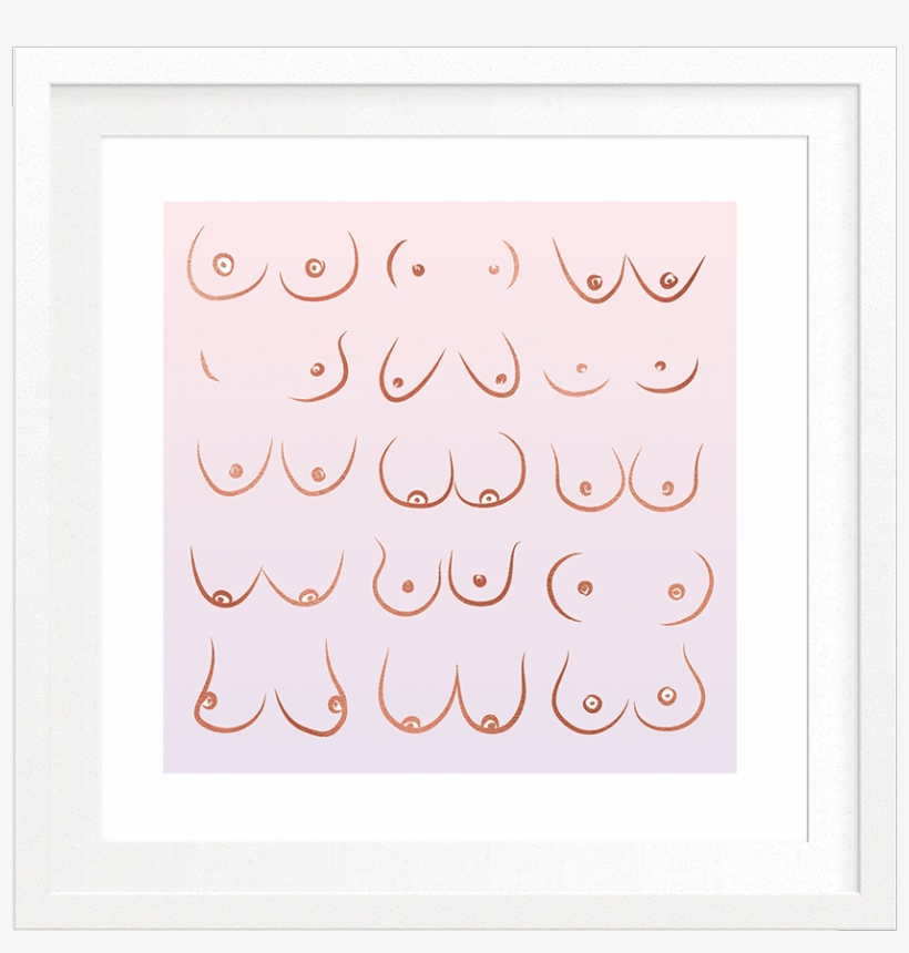Ombré Breasts - Breast, transparent png