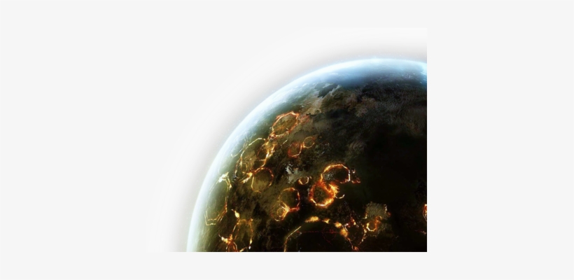 Earth On Fire Psd - Halo Glassing Fan Art, transparent png