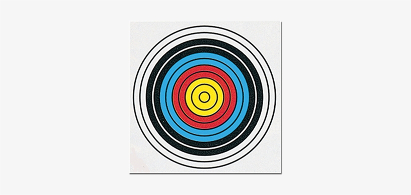 Single Spot Fita Paper Target - Archery Targets, transparent png