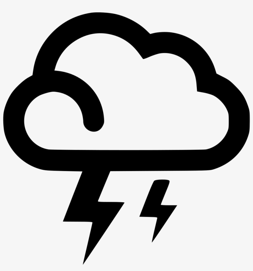 Cloud Lightning Strikes Mixed - Heart, transparent png