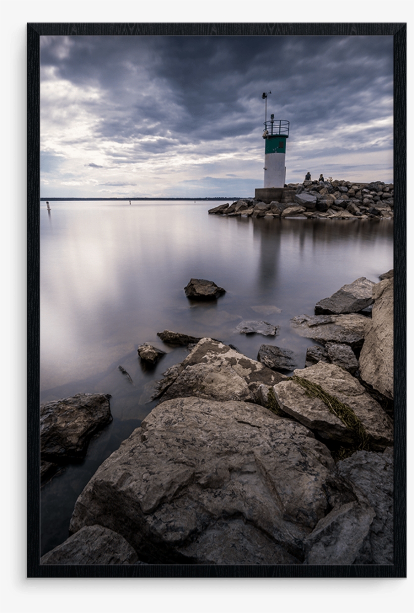 Hazy Lighthouse At The Marina - Reflection, transparent png