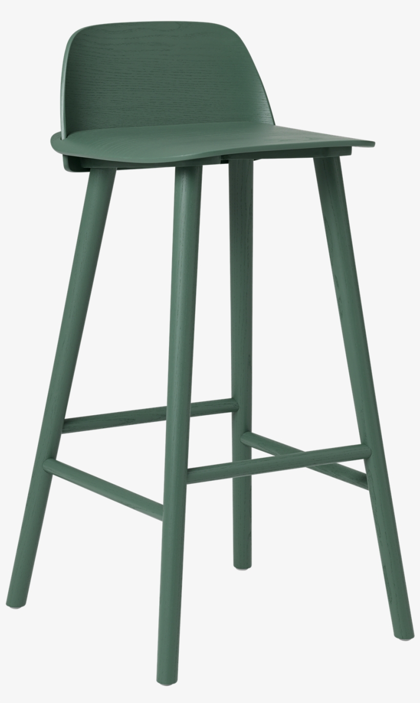 30064 Nerd Bar H75 Green 1532592039 - Muuto Nerd Stool, transparent png