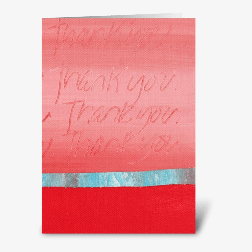 Thank You Painting - Construction Paper, transparent png