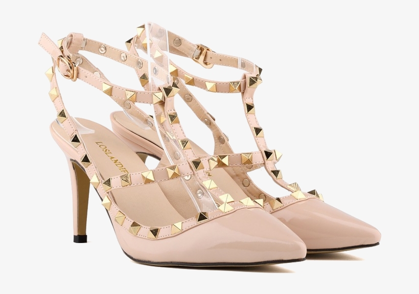 Studded Closed Toe Pumps, transparent png