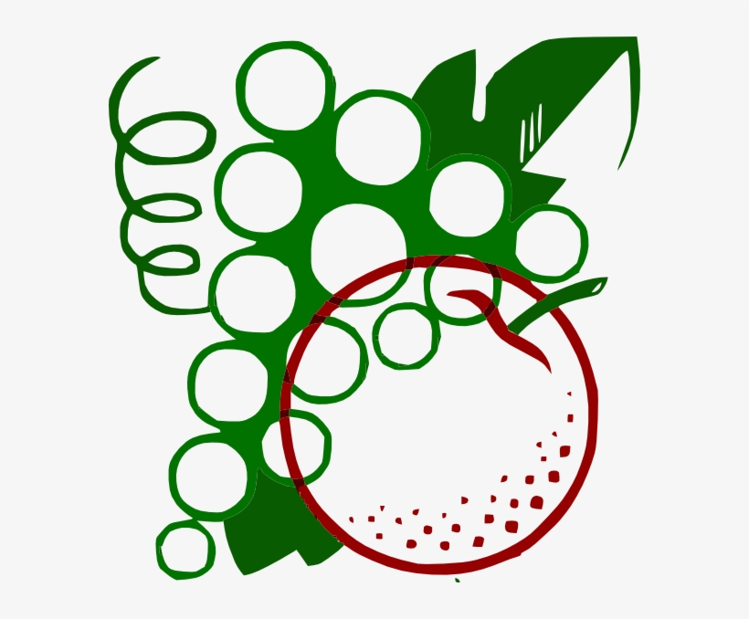 Organge Grapes Cartoon Clipart Png For Web - Healthy Poster, transparent png