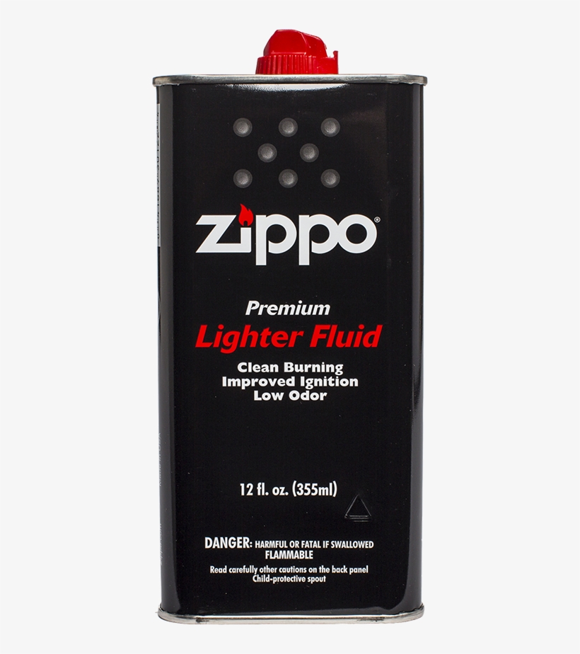 Zippo Premium Lighter Fluid 12oz Front - Zippo Lighter Fluid, Premium - 12 Fl Oz, transparent png