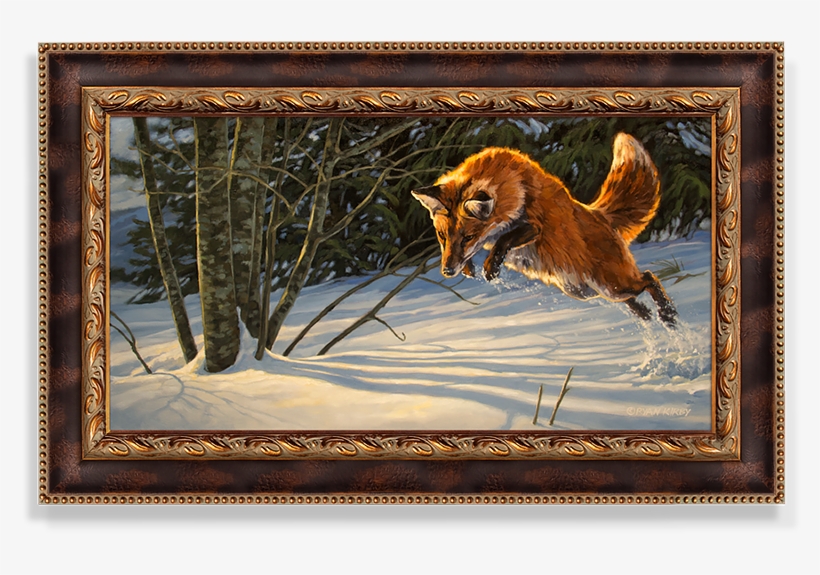 "bound And Determined" Framed Artist's Proof Canvas, transparent png