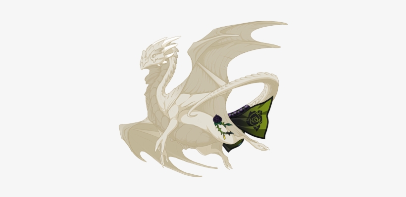 Poisonous Rose Thorn Banner Nocturne M - Flight Rising Vampire Dragon, transparent png