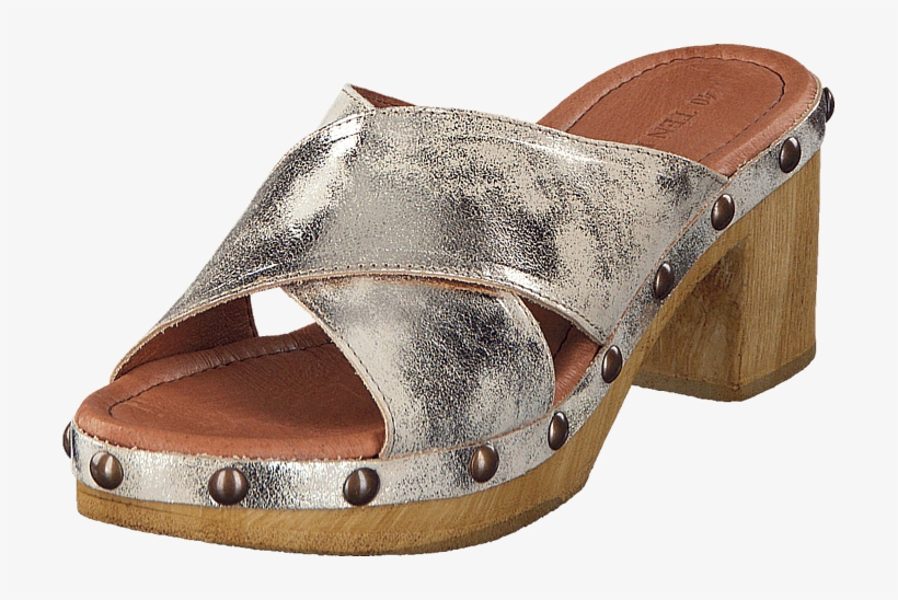 Ten Points Frida 343015 Gold 58518-00 Womens Leather - Ten Points Frida 343015 Gold, Shoes, Heels, Low-heeled, transparent png