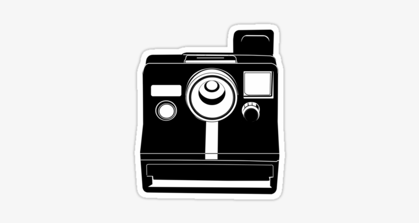 Art Print: Naxart's Stay Focused Polaroid Camera 4,, transparent png
