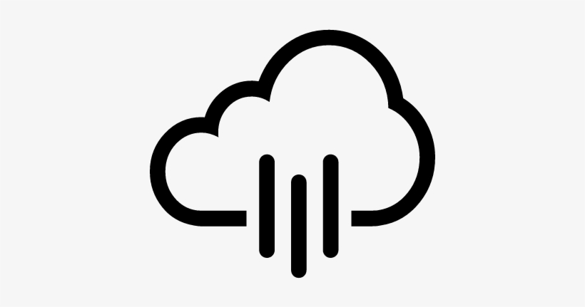 Raining Cloud Vector - Icono Lloviendo, transparent png