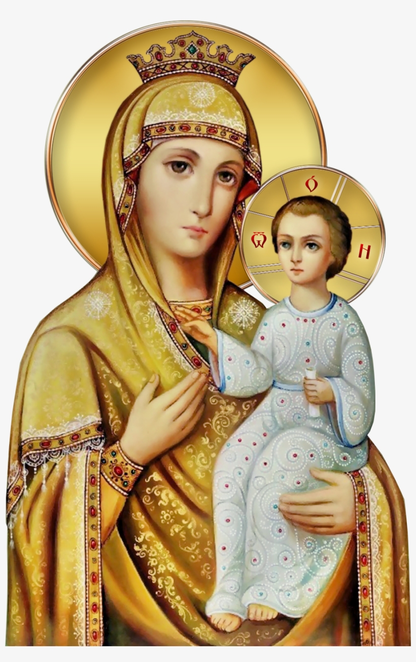Depiction Of The Virgin Mary And Jesus - Mary, transparent png
