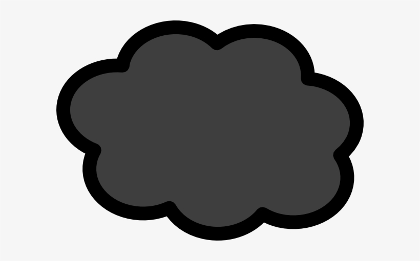 How To Set Use Dark Storm Cloud Svg Vector, transparent png