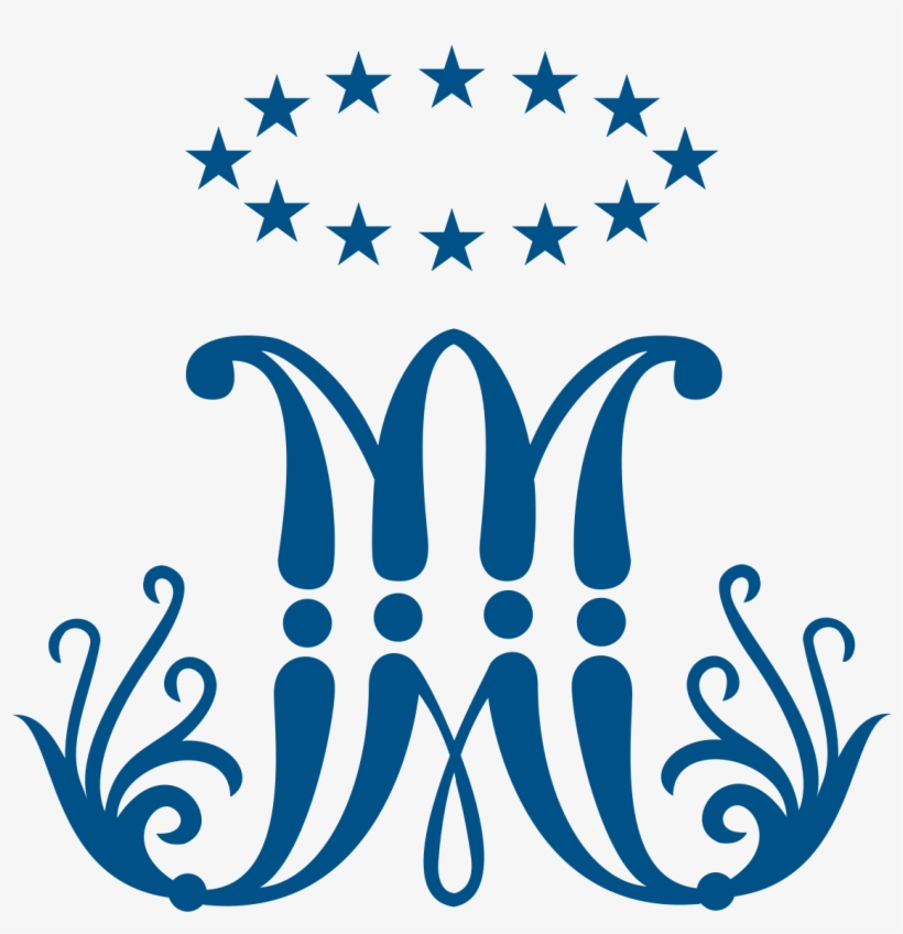 Mary's Monogram - Logo Do Colégio Marista, transparent png