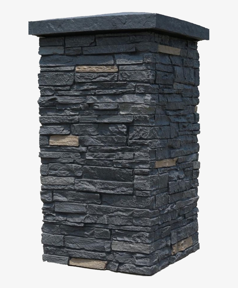 Faux Column Wraps - Nextstone Faux Polyurethane Stone Column Wrap - Brunswick, transparent png
