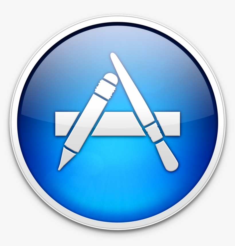 Mac App Store Logo, transparent png
