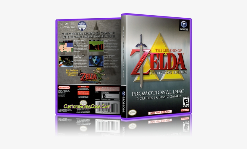 The Legend Of Zelda Collector's Edition - Zelda - Collectors Edition - Game Cube Game - Nintendo, transparent png