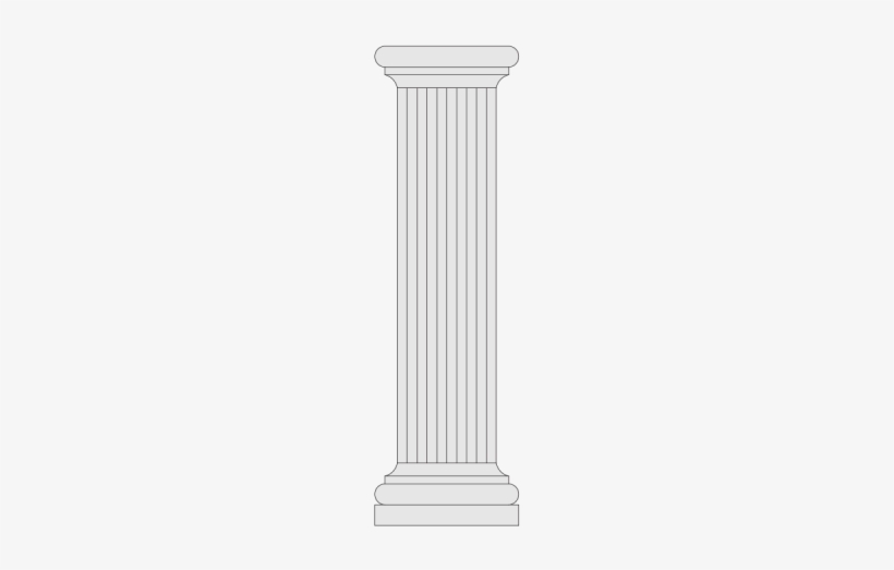 Fluted Column - Lesene, transparent png