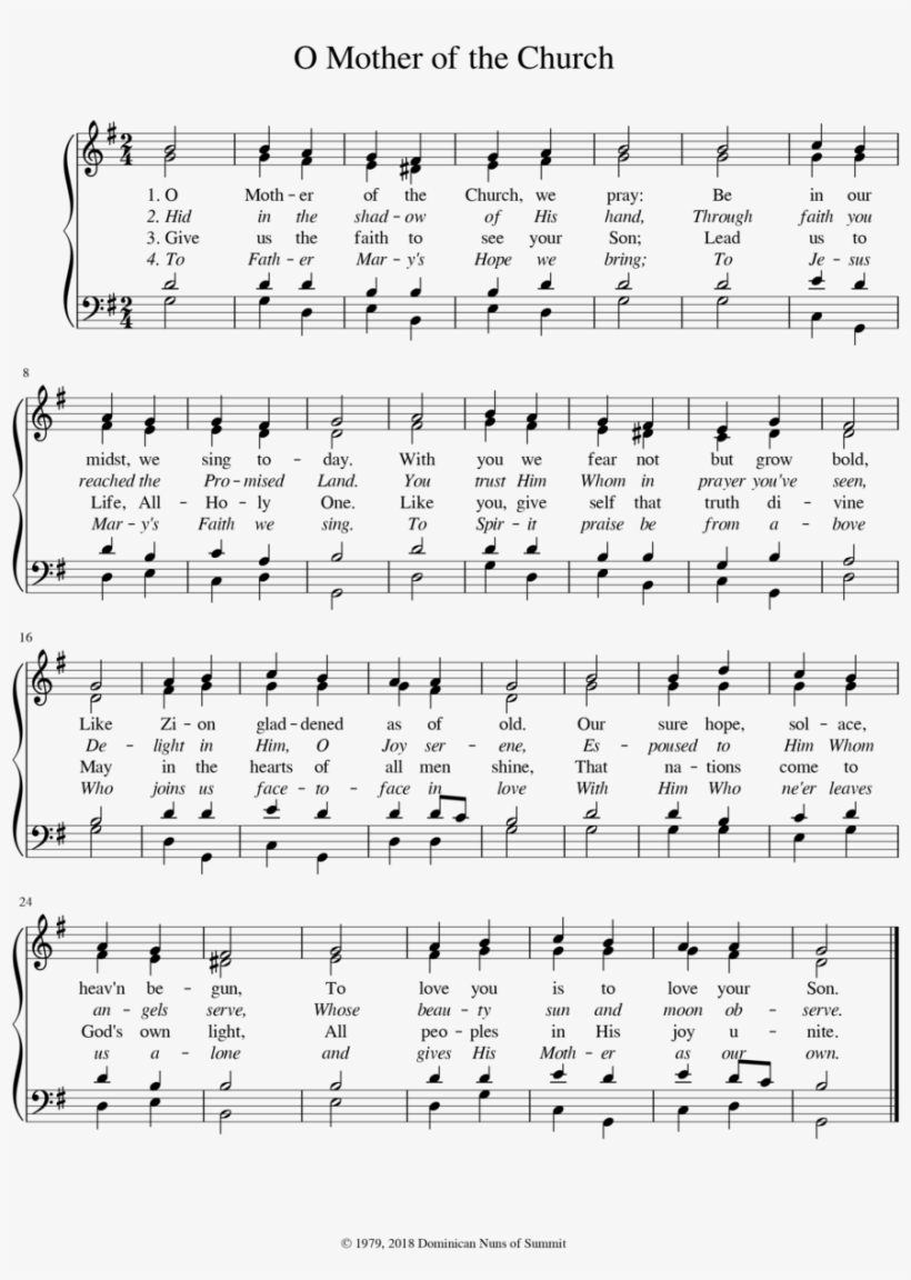 O Mother Of The Church-1 - Portable Network Graphics, transparent png