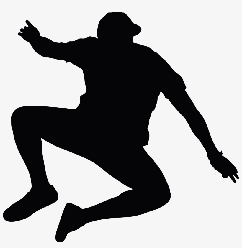 Jumping Man Silhouette Icons Png - Jumping Man Silhouette Png, transparent png